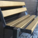 ławka składana cmentarna na cmentarz stal kwasoodporna ławeczka nagrobek