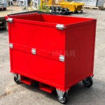 Zdjęcie przedstawia realizację wykonania konstrukcji stalowych