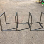 Zdjęcie przedstawia realizację wykonania konstrukcji stalowych