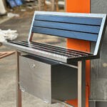 Zdjęcie przedstawia realizację wykonania konstrukcji stalowych