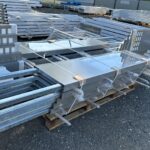 Zdjęcie przedstawia realizację wykonania konstrukcji stalowych