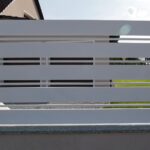 Zdjęcie przedstawia realizację ogrodzenia z aluminium
