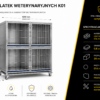 Klatki weterynaryjne K01 - zestaw